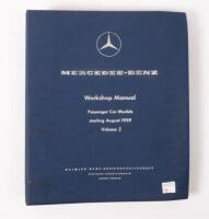 A Volume 2&nbsp;1959 Mercedes-Benz&nbsp;workshop manual, appears to be in good condition, minimal ripped pages