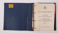 A Volume 2&nbsp;1959 Mercedes-Benz&nbsp;workshop manual, appears to be in good condition, minimal ripped pages - 2