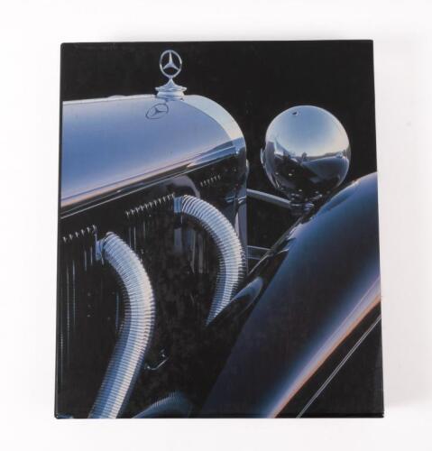 A pair (volume1&2) of Mercedes-Benz books documenting the history of iconic Mercedes throughout the years, written in German