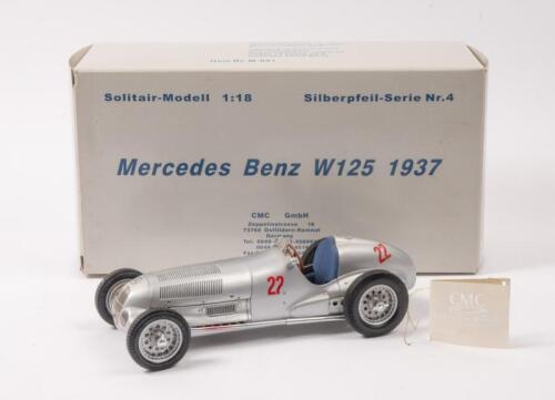 MERCEDES BENZ: A 1:18 scale CMC Solitair-Model Mercedes Benz W125 1937, still in original box
