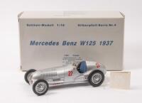 MERCEDES BENZ: A&nbsp;1:18 scale CMC Solitair-Model Mercedes Benz W125 1937, still in original box&nbsp;