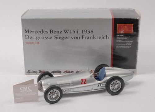 MERCEDES BENZ: A 1:18 scale CMC Exclusive modelle Mercedes Benz W154 1938 Der grosse Sieger von Frankreich, still in original box