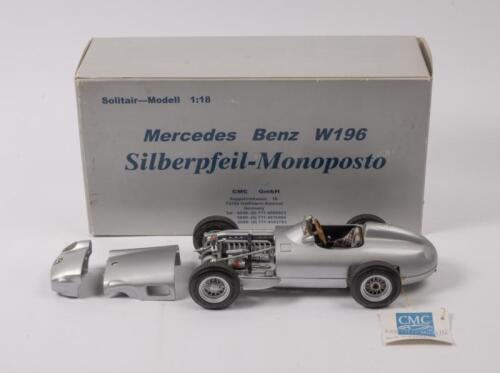 MERCEDES-BENZ: A 1:18 scale CMC Solitair-Modell Mercedes Benz W196 Silberpfeil-Monoposto, still in original box