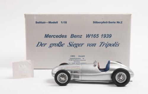 MERCEDES-BENZ: A 1:18 scale CMC 1939 W165 "Der Grosse Sieger von Tripolis" model race car, in box