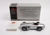 MERCEDES BENZ W196: A 1:18 scale CMC W196&nbsp;"Silberpfeil-Monoposto"&nbsp;model car, in box