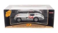 MERCEDES-BENZ 300 SLR: A 1:18th&nbsp;scale Maisto&nbsp;1955 Mercedes-Benz 300 SLR&nbsp;"Targa Florio"&nbsp;model car, in box&nbsp;