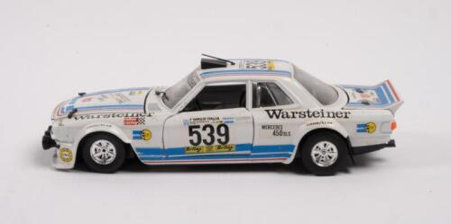 MERCEDES BENZ 450 SC: A 1:24th scale mercedes benz 450 sc rally car model, manufactured by bburago