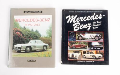 MERCEDES-BENZ BOOKS: Two Mercedes-Benz books including a The First Hundred Years by Richard M.Langworth and Mercedes-Benz In Pictures by Roy Bacon