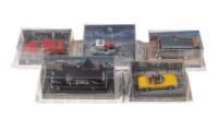 DIAMONDS ARE FOREVER: A collection of five&nbsp;1:43 scale&nbsp;'Diamonds Are Forever' diecast film car&nbsp;model GE Fabbri Ltd