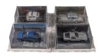 A VIEW TO A KILL: A collection of four 1:43 scale&nbsp;'A View To A Kill' diecast film car&nbsp;model GE Fabbri Ltd