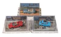 GOLDENEYE: A collection of three 1:43 scale&nbsp;'Goldeneye' diecast film car&nbsp;model GE Fabbri Ltd