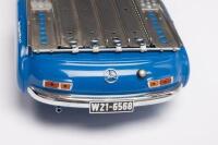 MERCEDES-BENZ&nbsp;RACE CAR TRANSPORTER: A 1:18th scale CMC 1954 Mercedes-Benz Renntransporter&nbsp;' Blue Wonder'&nbsp;&nbsp;racecar transporter, in box,&nbsp;comes with framed photo&nbsp; - 8
