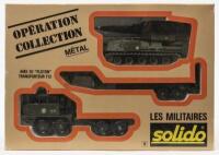 OPERATION COLLECTION: A Solido&nbsp;Les Militaires Operation Collection including AMX 30 "Pluton" and T12 Transporter, in original box and packaging made in France&nbsp; - 3