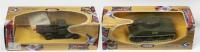 SOLIDO: Two&nbsp;Solido&nbsp;Military&nbsp;Models No. 6210&nbsp;Sherman and a No. 6158 Citroen C4F, in original boxes - 2