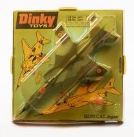 S.E.P.E.C.A.T: A Dinky Toys No. 731 S.E.P.E.C.A.T. Jaguar, within original plastic bubble packaging made in England by Meccano Lt - 2