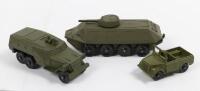 USSR: A&nbsp;collection of Russian&nbsp;Military&nbsp;Models including a Soviet BTR-152, A small Military Jeep and a Soviet Tank BTR-60, with out original boxes&nbsp;