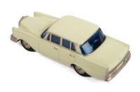 MERCEDES BENZ 220 SEDAN: A Mercedes Benz 220 sedan model car, a cream coloured sedan with blue tinted windows, product number A-2, manufactured by K.K.Sakura - 3