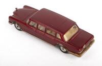 MERCEDES BENZ 600 PULLMAN CORGI TOYS: A mercedes benz 600 pullman, finished in dark red paintwork, this model has the operating windscreen wipers, glidamatic spring suspension, model number 247, manufactured by Corgi toys - 3