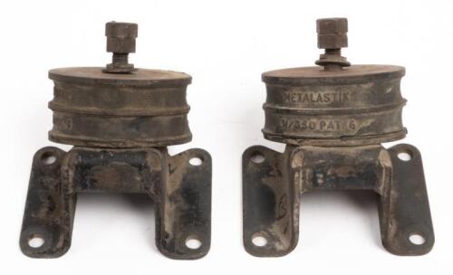 DB4: Two Aston Martin DB 4 METALASTIK engine mounts and brackets
