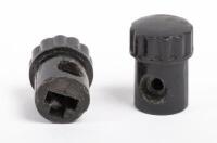 DB 5/6: Two original heater control knobs suitable for a Aston Martin DB 5 and DB 6