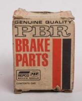 BRAKE PARTS: A group of brake parts suitable for various Aston Martin models. Brake reaction strut shims (Part No. 122105), brake booster clamps for Aston Martin DB4 & Lucas Girling, Girlock parts - 5
