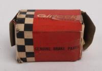 BRAKE PARTS: A group of brake parts suitable for various Aston Martin models. Brake reaction strut shims (Part No. 122105), brake booster clamps for Aston Martin DB4 & Lucas Girling, Girlock parts - 6