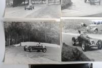 E.R.A: Five period original black and white images of the ex - Gerrard E.R.A of J.T.Stuart competing at various hill climb events - 3