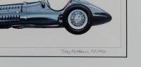 BRM MK1: A excellent&nbsp;limited edition print (27/250) of a 1952 BRM Mk1 V16 in cutaway style,&nbsp;by Tony Matthews, framed and glazed, 65cm wide, 49cm high overall.&nbsp;&nbsp; - 2
