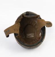 CROMWELL HELMET: A 1960 Cromwell plum pudding racing helmet - 2
