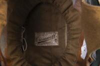 CROMWELL HELMET: A 1960 Cromwell plum pudding racing helmet - 3