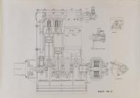 BUGATTI: A collection of four posters relating to detailed mechanical diagrams - 2