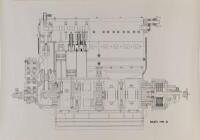 BUGATTI: A collection of four posters relating to detailed mechanical diagrams - 3