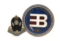 INTERNATIONAL RALLY: Two badges from the Bugatti International Rally including 1969 & 1977 Denmark. Largest 6cm diameter.&nbsp;