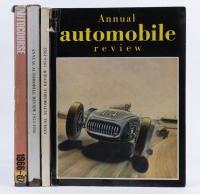 ANNUAL AUTOMOBILE REVIEW: A collection of three editions of the Annual Automobile review, 1953-54 edition, 1954-1955 edition, 1955-56 edition and one copy of 'Autocourse 1966 edition