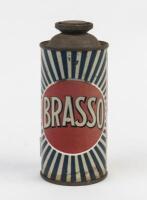 BRASSO: A Brasso metal polish no.6 tin, 6.5 fl oz, circa 1950s
