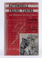 PHIL IRVING: 'Automobile Engine Tuning by P.E Irving w/foreword by Jack Brabham'