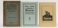 ENGINE TUNING: Three publications relating to engine tuning and automobile engineering, circa 1920s