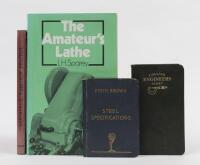ENGINEERING: A collection of four books related to engineering including 'Collins Engineers Diary' 1956, 'Firth Brown Steel Specifications 1959' 'Automobile Workshop Pratice' by Staton Abbey and one other.