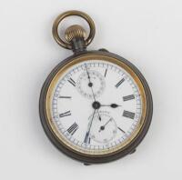 STOPWATCH: A vintage pocket watch, 50mm wide