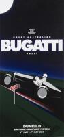 BUGATTI RALLY: A Bugatti Club of Australia 'Great Australian Bugatti Rally' Dunkeld Victoria 2012 event poster mounted to board, 29.5cm wide, 62cm high.