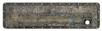 ENGINE PLATE: An original Hispano-Suiza engine plate, 18cm high, 69cm wide - 2