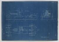 BUGATTI POSTERS: Two posters detailing technical specifications relating to Type 43 and Type 38 - 2