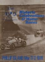 PHILLIP ISLAND: A original&nbsp;poster from the March 11-12, 1978, Golden Jubilee Australian Grand Prix 1928-1978 Historic Celebrations & Motor Races event held at Phillip Island Raceway