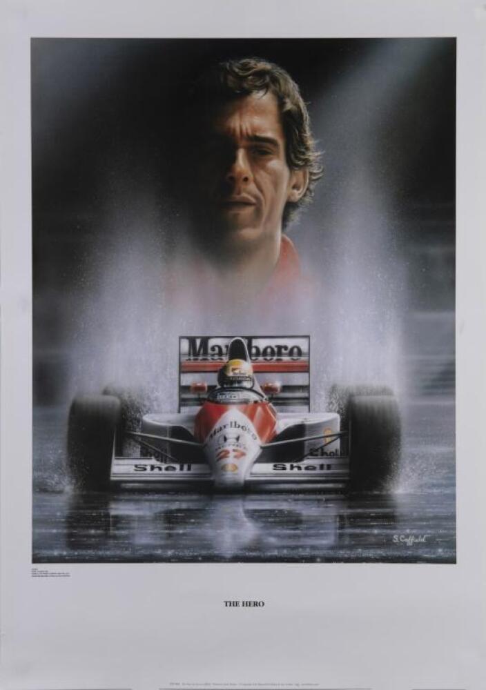 自動車 AYRTON SENNA 10YEARS PORTRAITS 自動車 AYRTON SENNA 10YEARS PORTRAITS Ayrton Senna color press