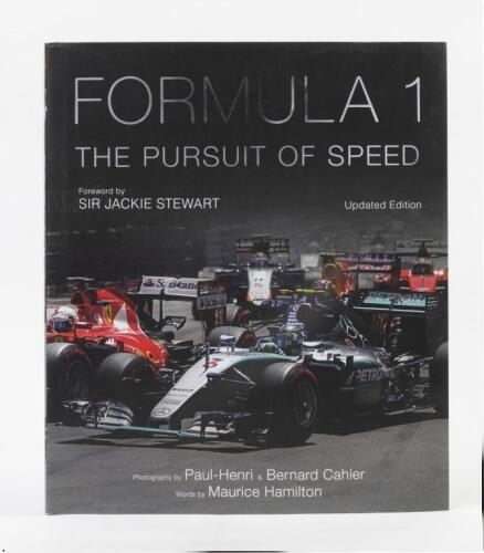FORMULA ONE: 'Formula 1 - The Pursuit of Speed by Maurice Hamilton, updated edition', hardcover book, published 2017, 272 pages