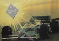 NIGEL MANSELL: A&nbsp;circa 1986 publicity poster featuring Nigel Mansell in the &nbsp;FW11 Williams Honda, produced by sponsor,&nbsp;55cm high, 79cm wide