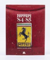 FERRARI: 'Ferrari '84/85' hardcover annual book by Franco Varisco & Pino Allievi, published 1985 by Edizioni della Libreria dell'Automobile, 196 pages.