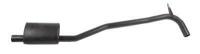 FRONT MUFFLER: W121 190SL New Parts (1214900215)