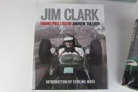 CLARK: Three hardcover books detailing the career of Jim Clark. - 2