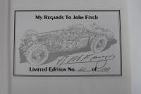 FITCH: 'John Fitch - Racing Through Life' (with applied J.M Fangio signature) - 2